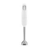 Batidora de mano Smeg HBF03WHEU de 700 W con turbo y accesorios, blanca