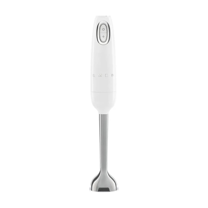 Batidora de mano Smeg HBF03WHEU de 700 W con turbo y accesorios, blanca