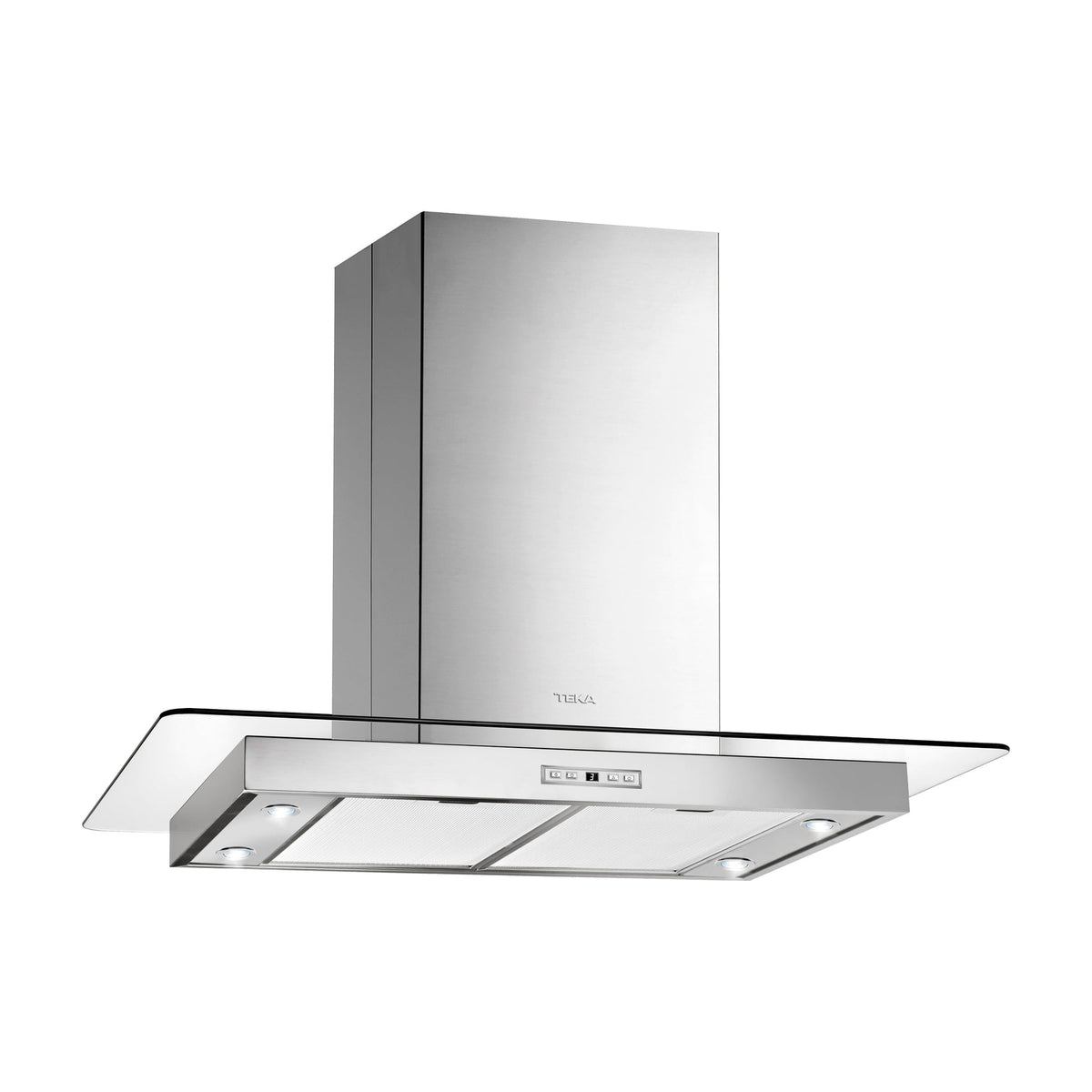 Campana de isla Teka DG3 985 Isla de 90 cm en inox con LED