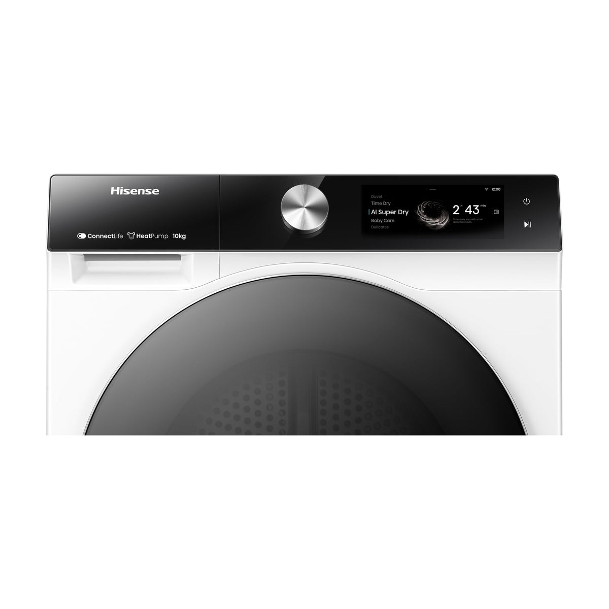 Secadora Hisense DH7S107BW de bomba de calor, 10 kg y Wi-Fi