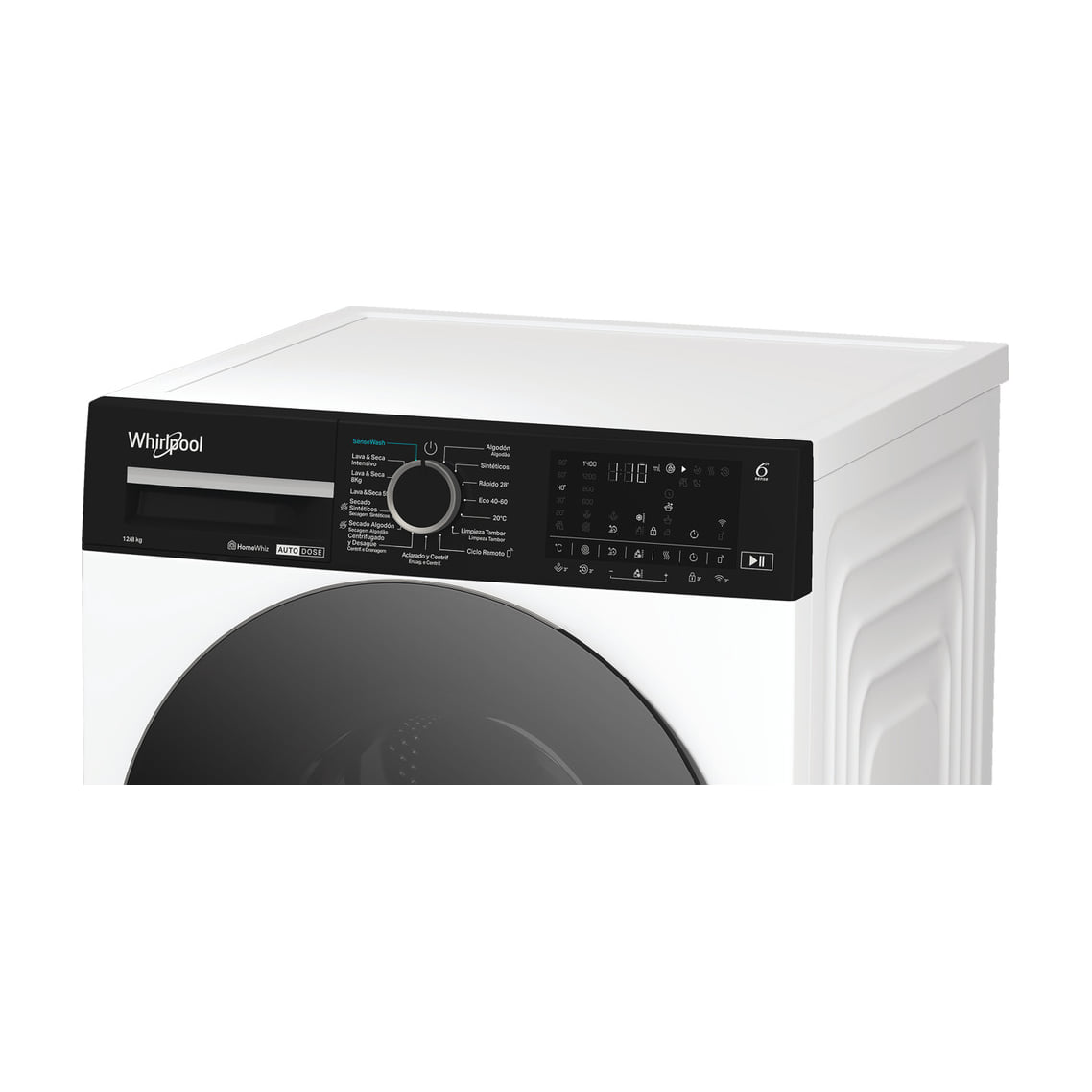 Lavasecadora Whirlpool WPD 2836W ADS SPT, 12/8 kg y 1400 rpm