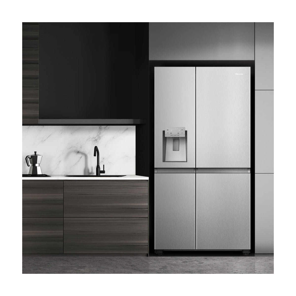 Frigorífico americano Hisense RS818N4TIC1, 632 l, Total No Frost