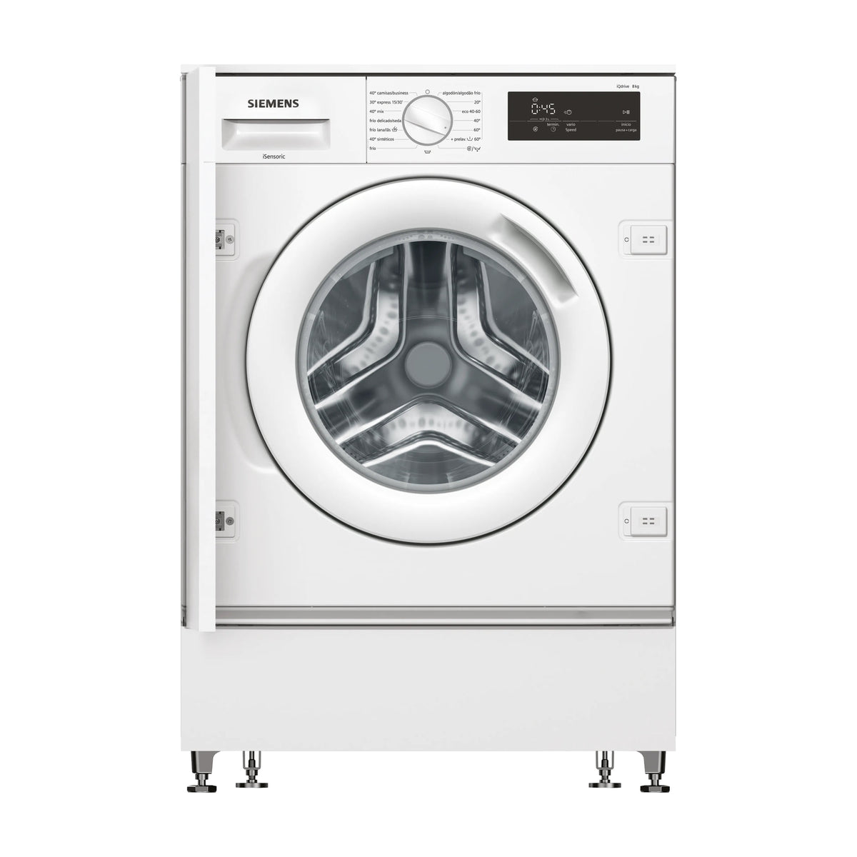 Lavadora integrable Siemens WI12W327ES de 8 kg y 1200 rpm