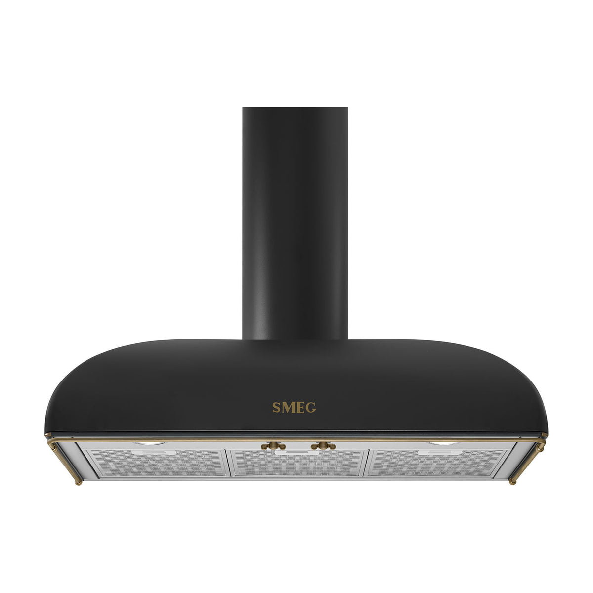 Campana decorativa Smeg KS89AOE de 90 cm, antracita y LED