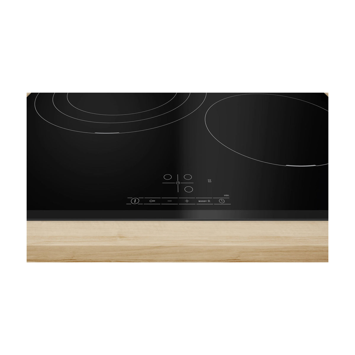Placa de inducción Bosch PID631BB5E de 60 cm con 3 zonas y bisel delantero
