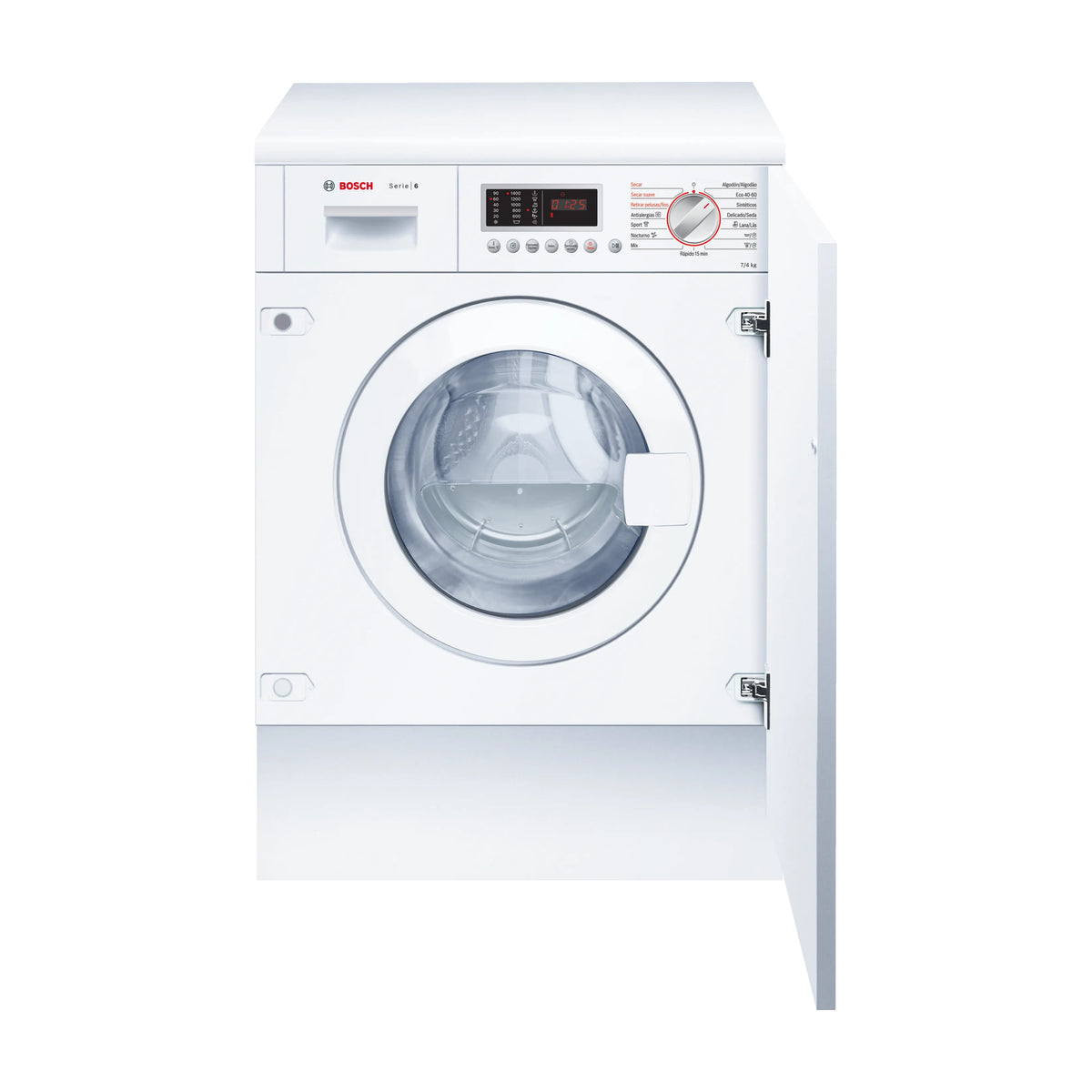 Lavasecadora integrable Bosch WKD28543ES, 7/4 kg y 1400 rpm