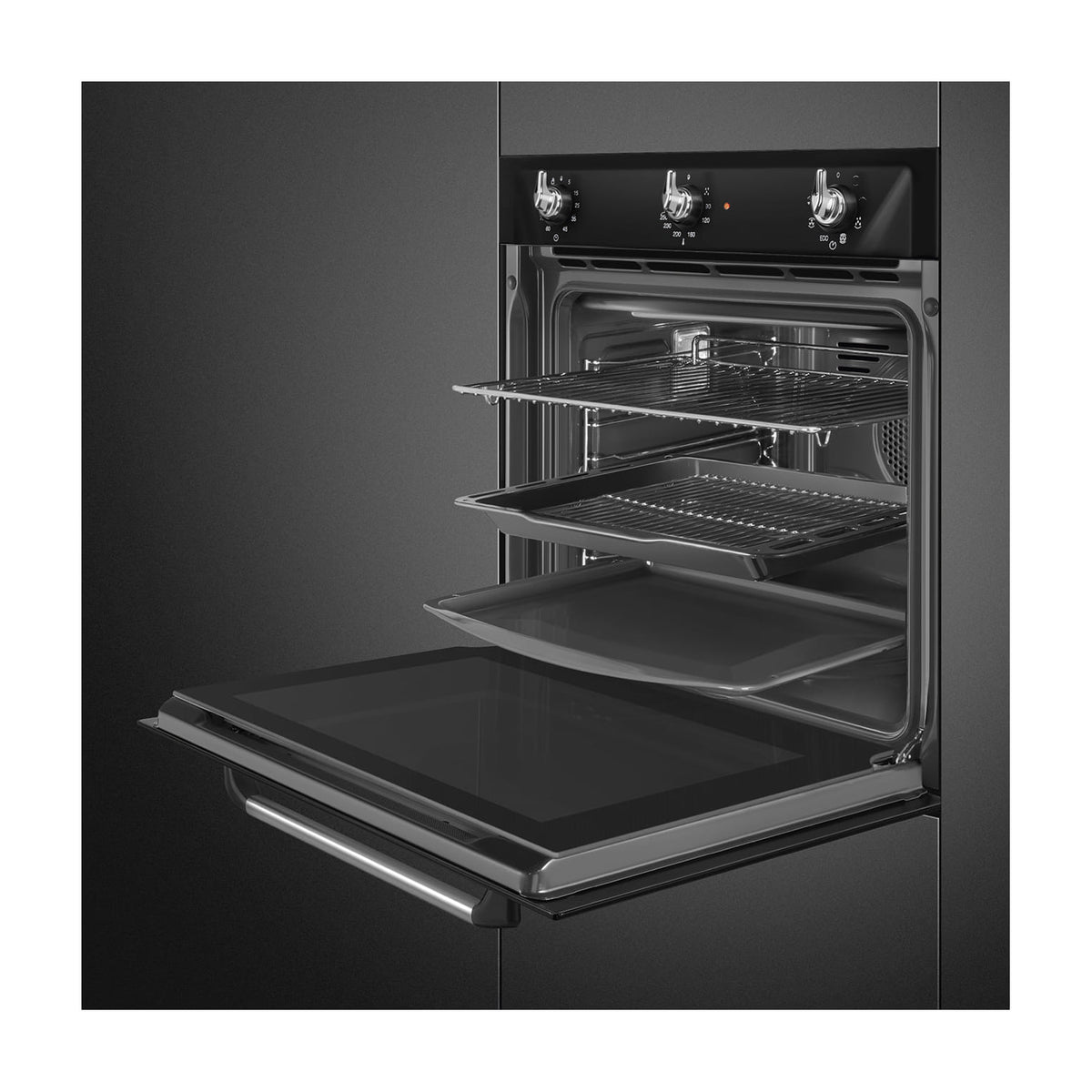 Horno multifunción Smeg SF6905N1 de 70 l con limpieza Vapor Clean