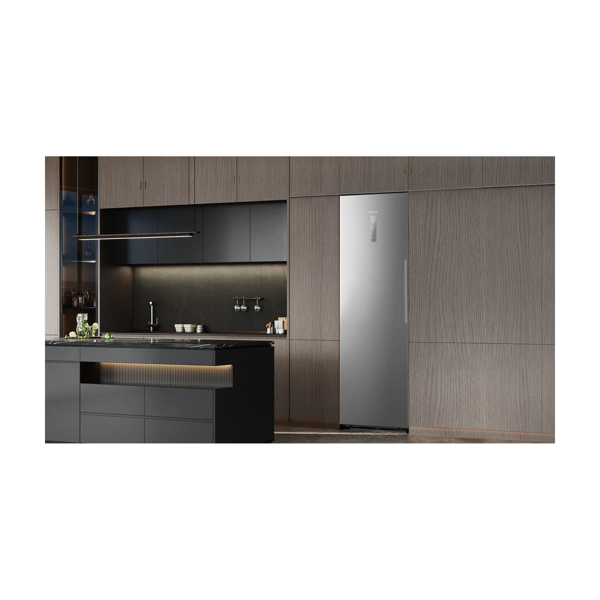 Congelador vertical Hisense FT3K310SAIE, 312 l, Total No Frost