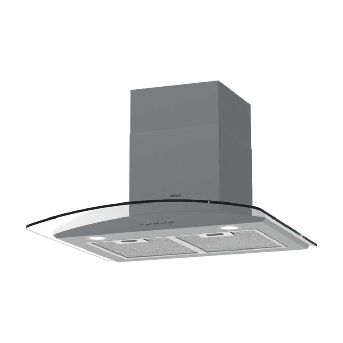 Campana decorativa CATA Gamma 6010 GX de 60 cm, inox y LED