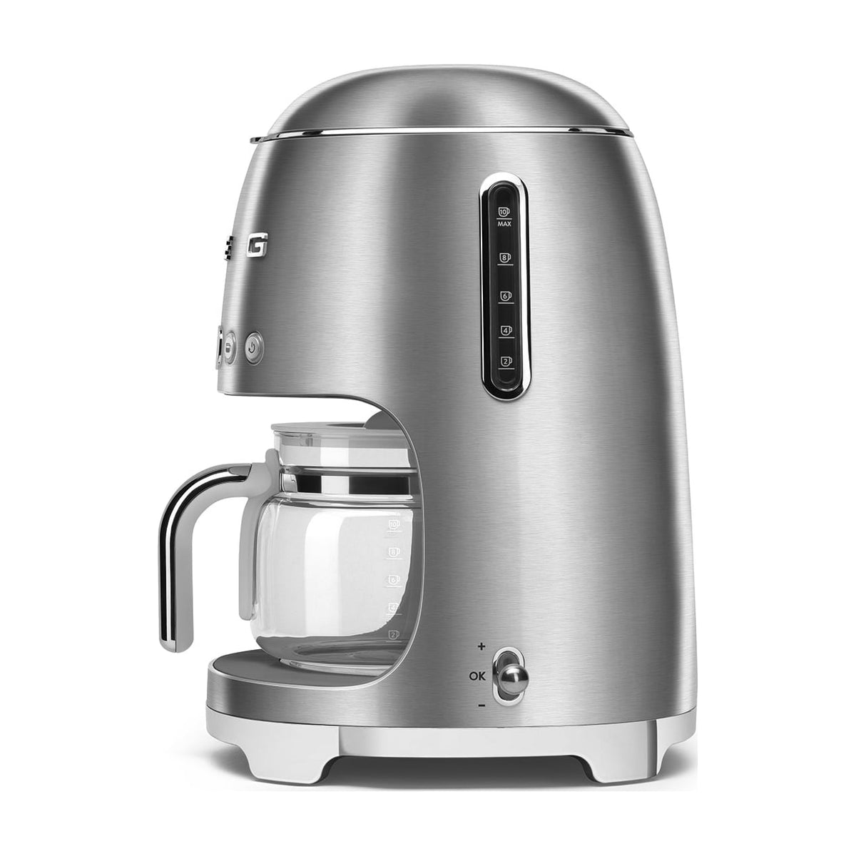 Cafetera de goteo Smeg DCF02SSEU inox, 10 tazas y 1050 W