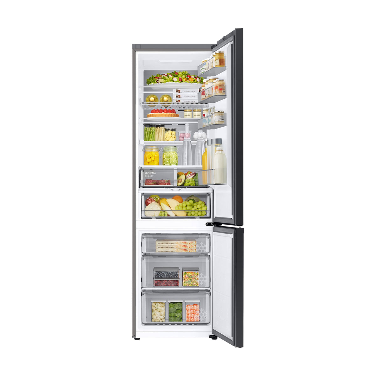 Frigorífico combi Samsung RB38C7B6AB1/EF, 387 l, clase A