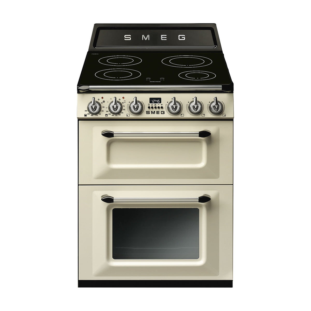 Cocina de inducción Smeg TR62IP2 de 60 cm con dos hornos