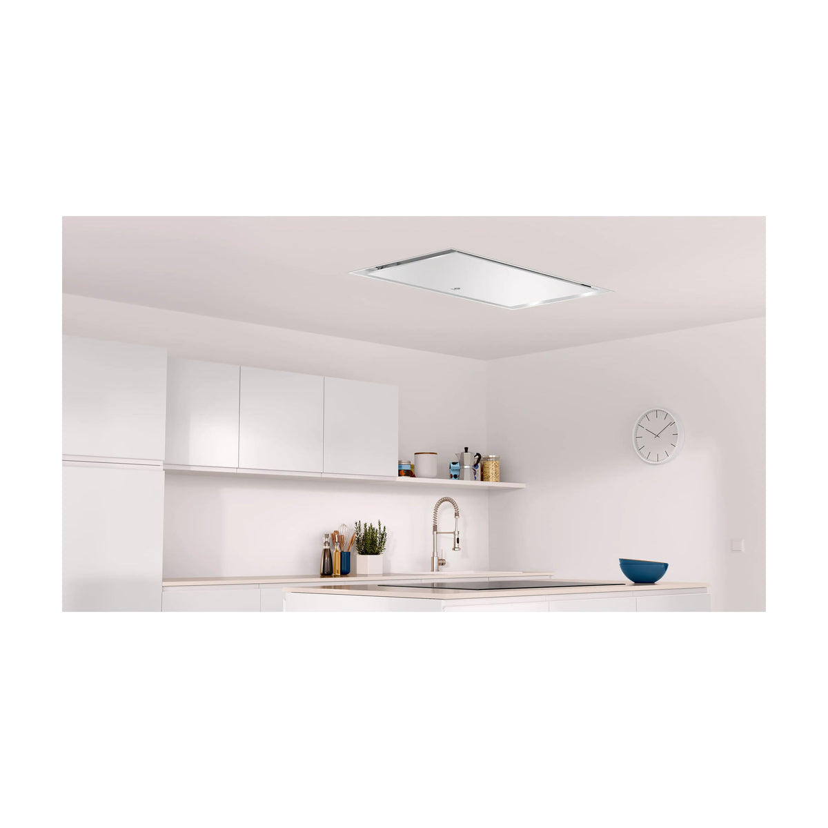 Extractor de techo Balay 3BE297RW de 90 cm, blanco e iluminación LED
