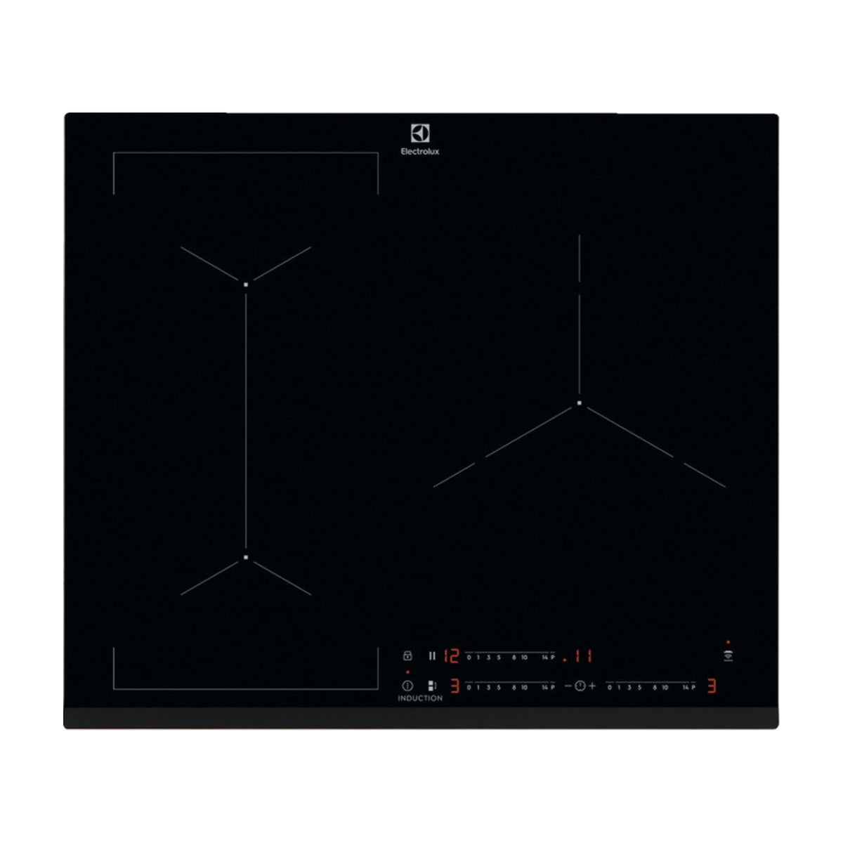 Placa de inducción Electrolux EIV633 de 3 zonas con función Puente