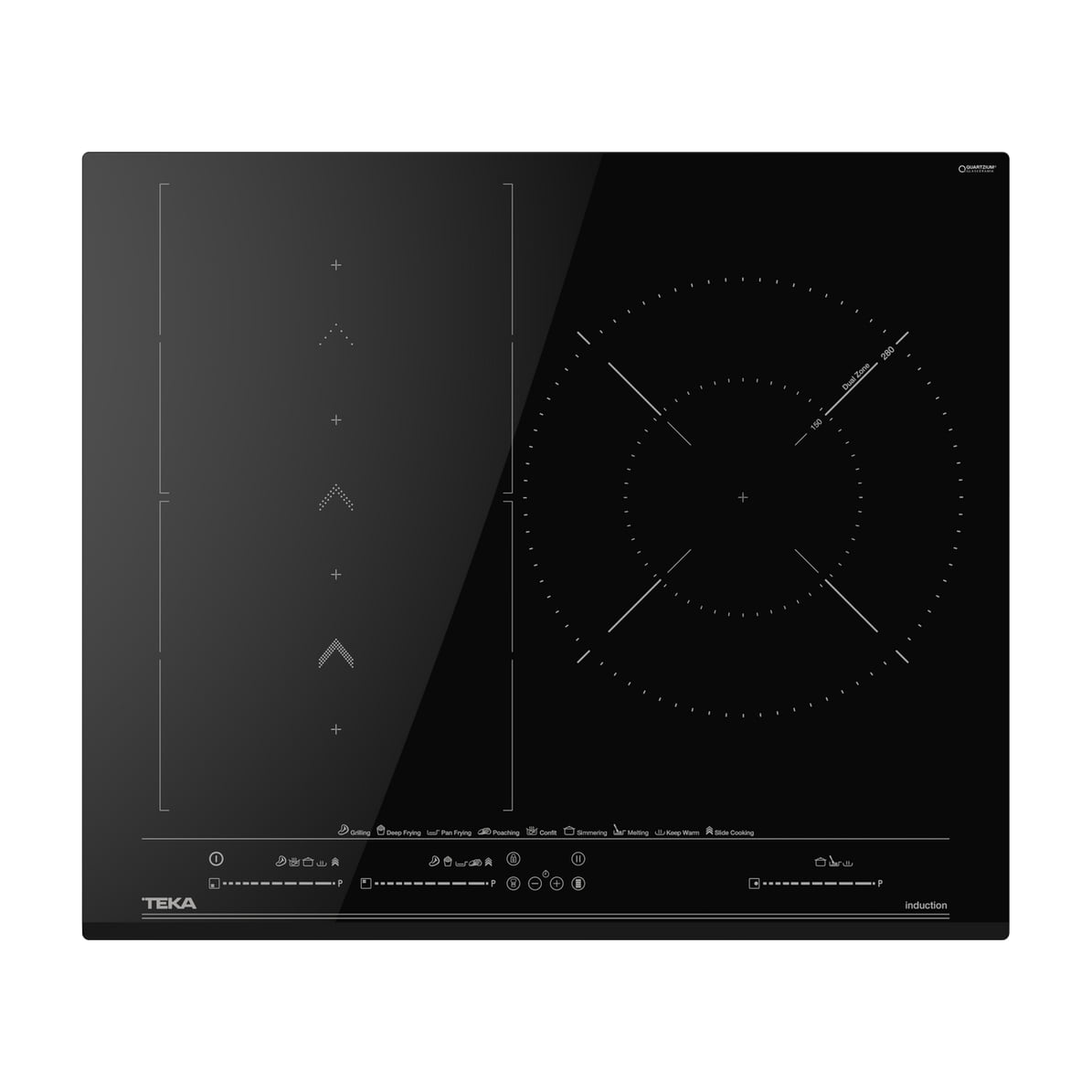 Placa de inducción Teka IZS 67620 MST de 60 cm con Flex y SlideCooking