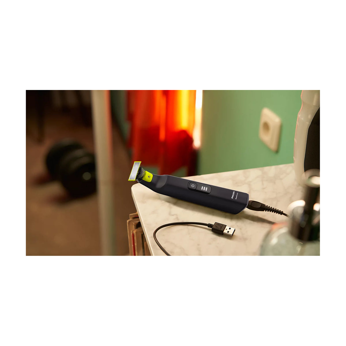Afeitadora Philips OneBlade Pro 360 QP6542/15 Face + Body, 90 min y 14 longitudes