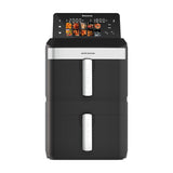 Freidora de aire Taurus Air Fry Duo Slim AF2602D, 13 l y doble cesta