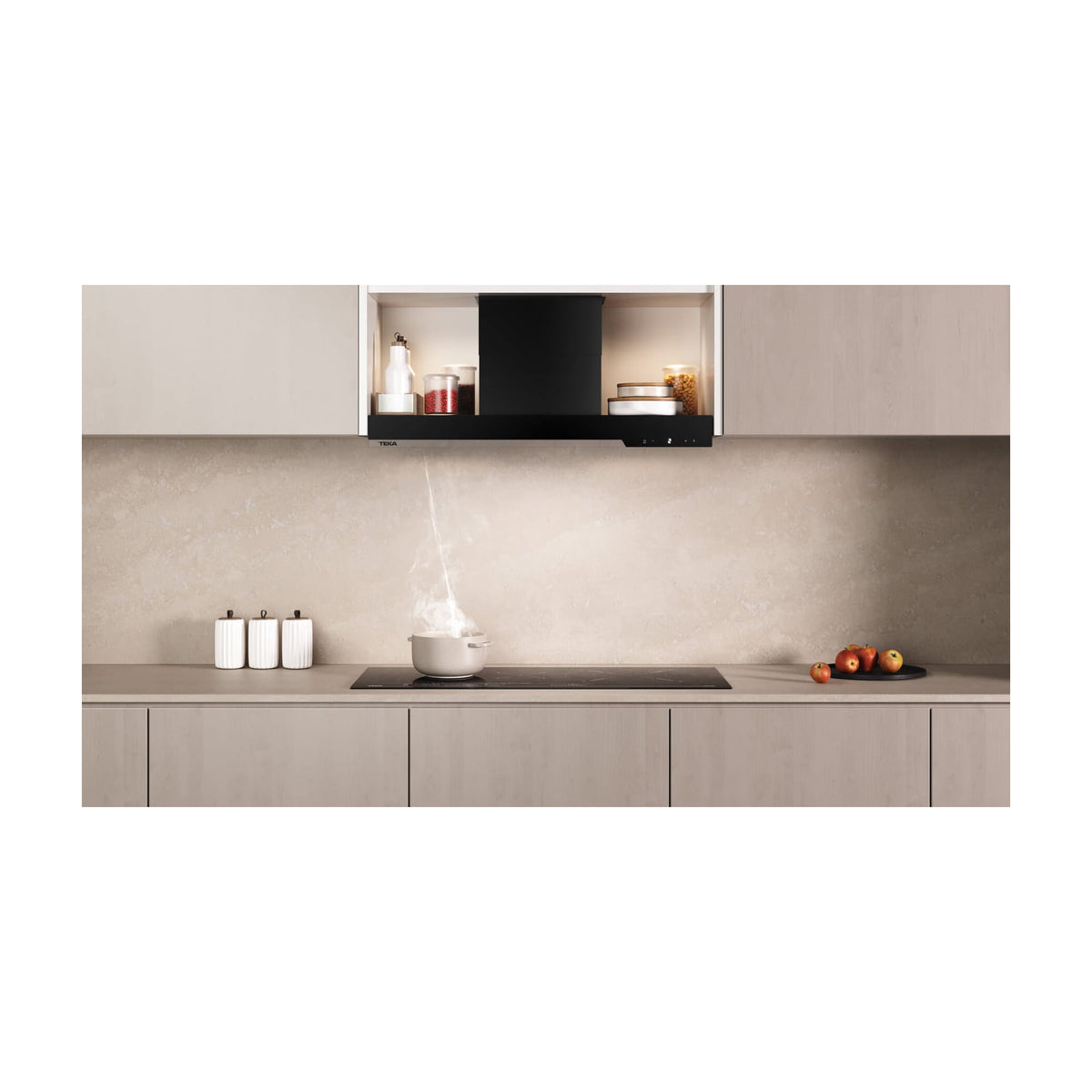 Campana integrable Teka GFI 97350 EOS BK de 90 cm, negra