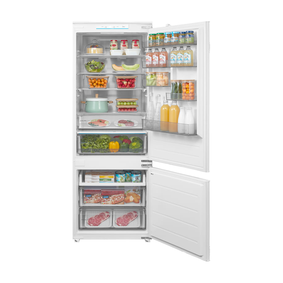 Frigorífico combi integrable Midea MDRE554FGD01, 403 l, Total No Frost