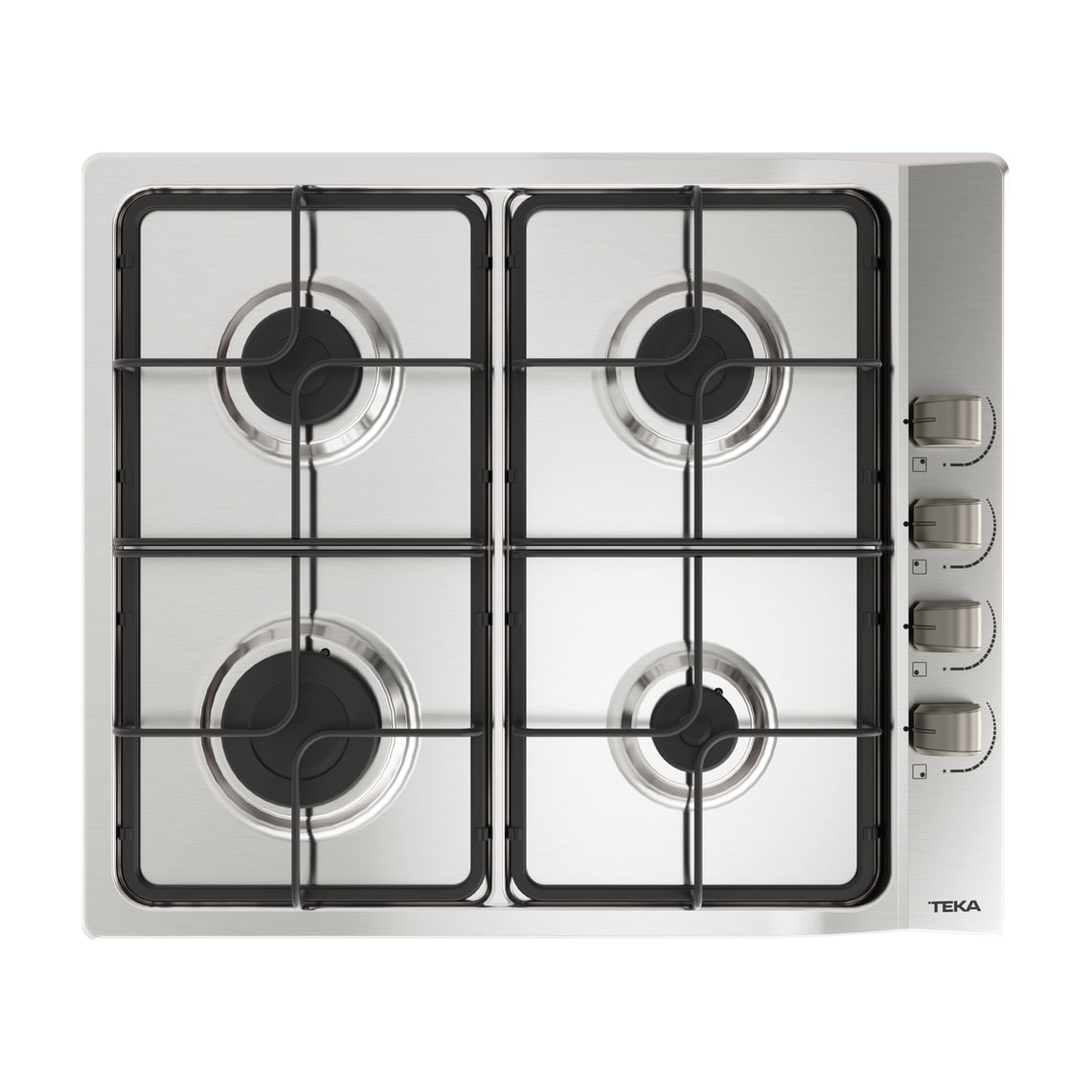 Placa de gas Teka E/60.3 40 de 4 fuegos para butano, 60 cm