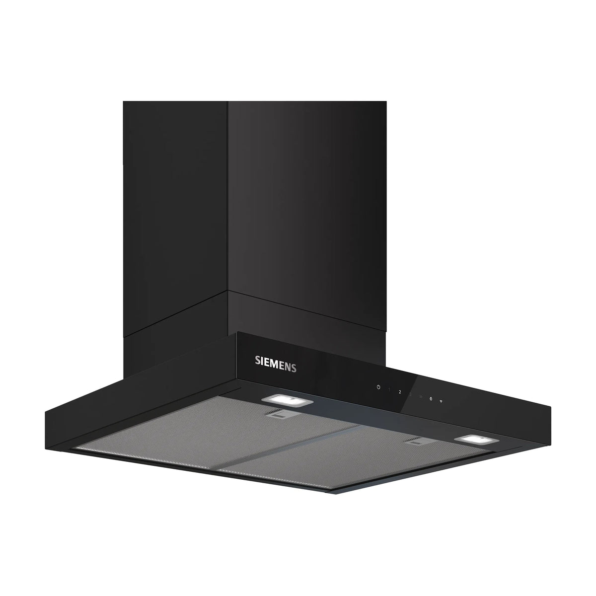 Campana decorativa de pared Siemens LC67BDN60, 60 cm, negro mate