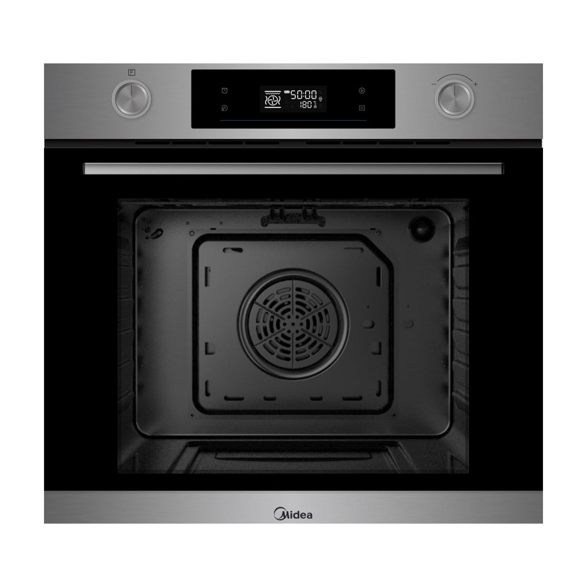 Horno multifunción Midea MBOG2-E6P90(SS) de 70 l con pirólisis
