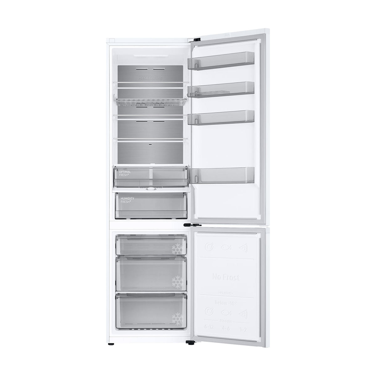 Frigorífico combi Samsung RB38C705CWW/EF de 390 l, No Frost