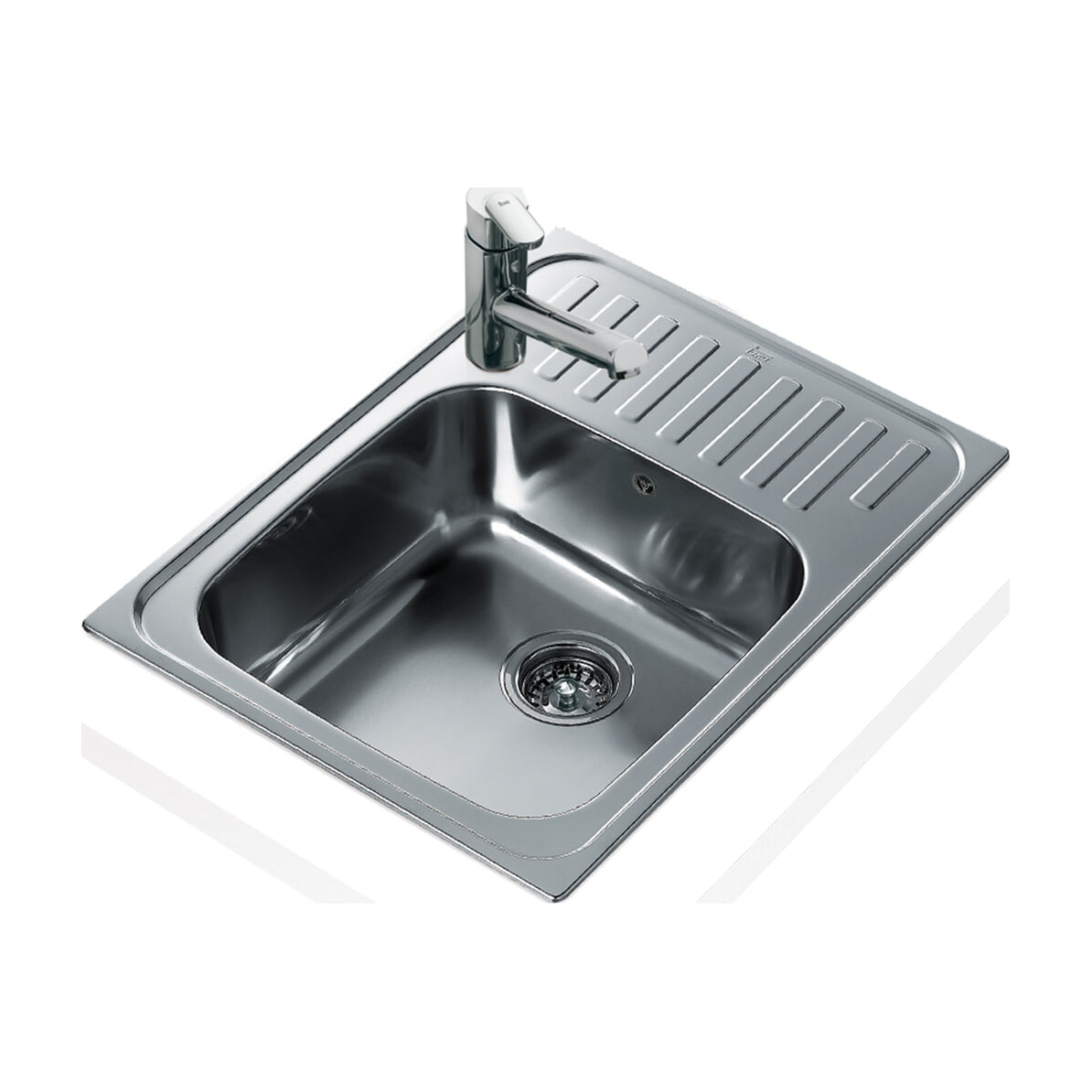 Fregadero Teka Classic 1C ½E 650 de inox con escurridor reversible