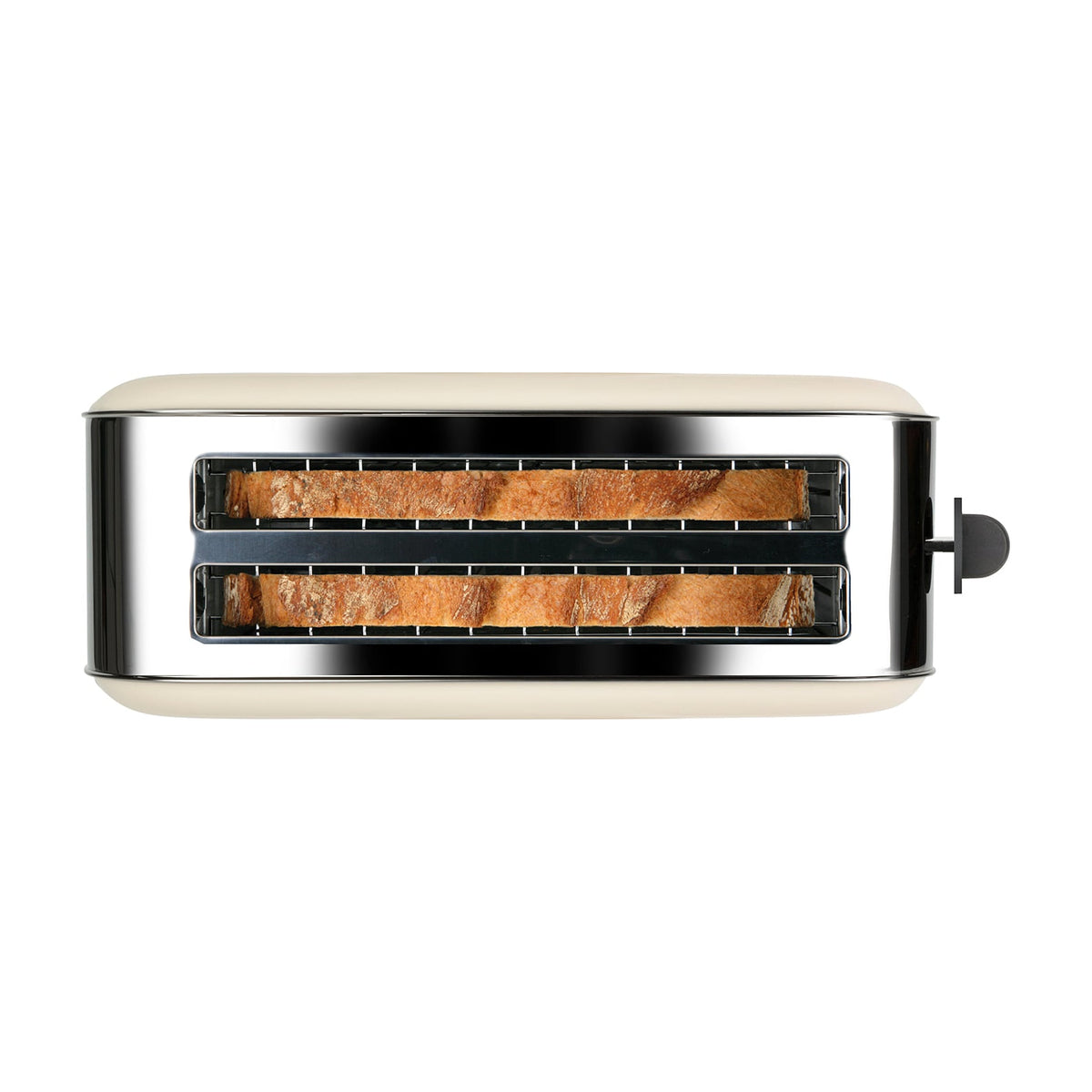 Tostadora Taurus Vintage Cream TO1401, 2 ranuras extralargas y 1400 W