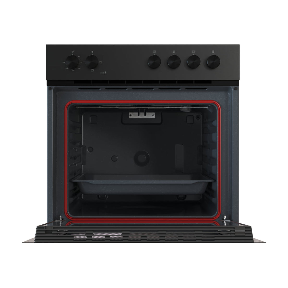 Horno convencional Teka HBE 4900 ME FBK, 72 litros, negro