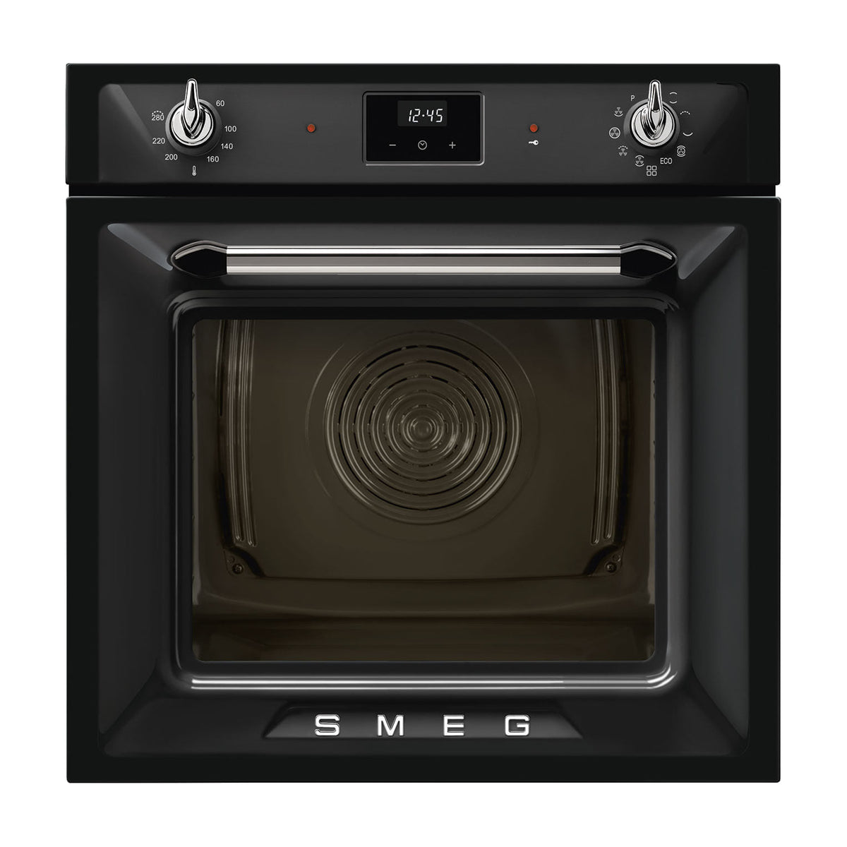 Horno multifunción Smeg SOP6900TN pirolítico de 68 litros, negro
