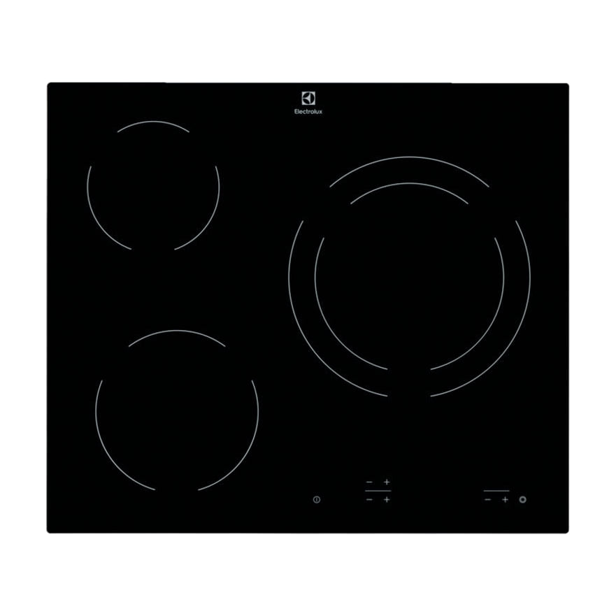 Placa vitrocerámica Electrolux EHF6231IOK de 3 zonas y 5700 W