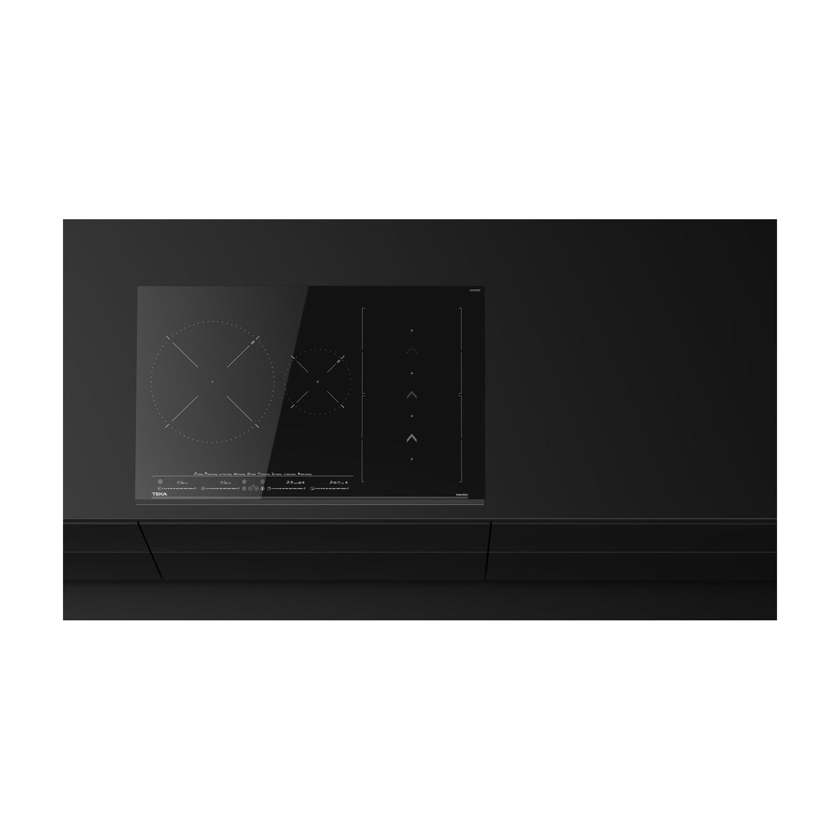 Placa de inducción Teka IZS 86630 MST BK de 80 cm con zona Flex y SlideCooking