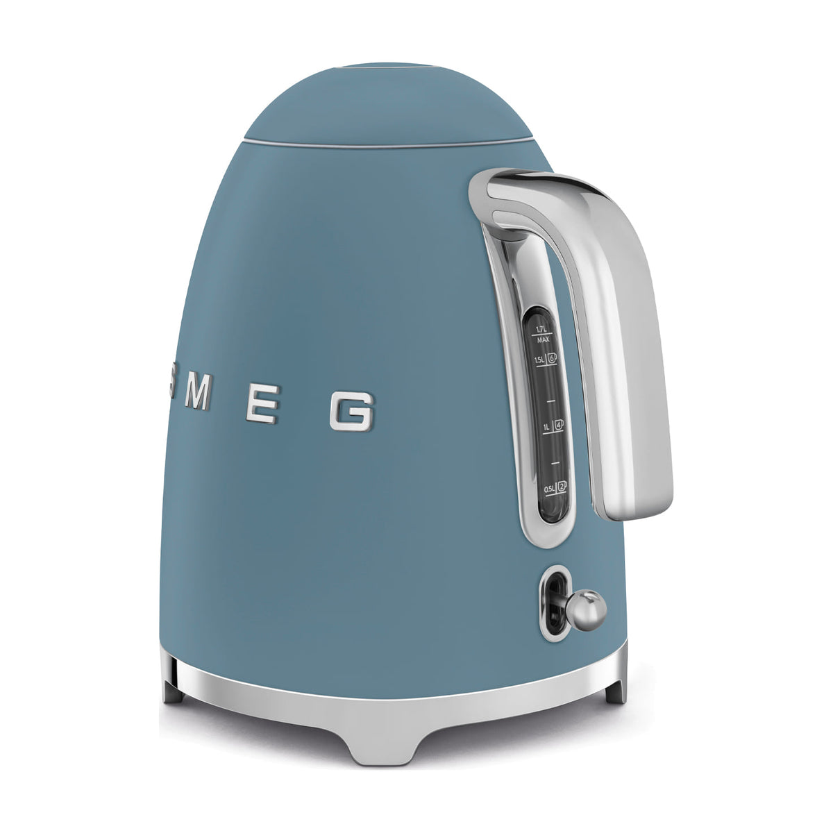 Hervidor de agua Smeg KLF03SBMEU de 1,7 l y 2400 W, azul tormenta mate