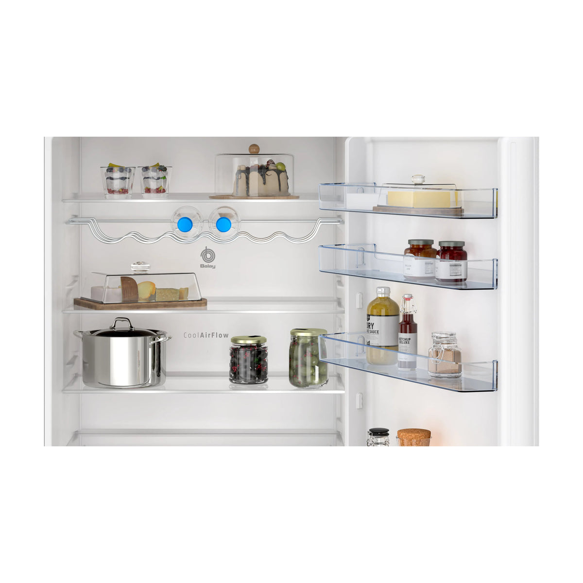 Frigorífico combi integrable Balay 3KIE934F de 383 l con No Frost