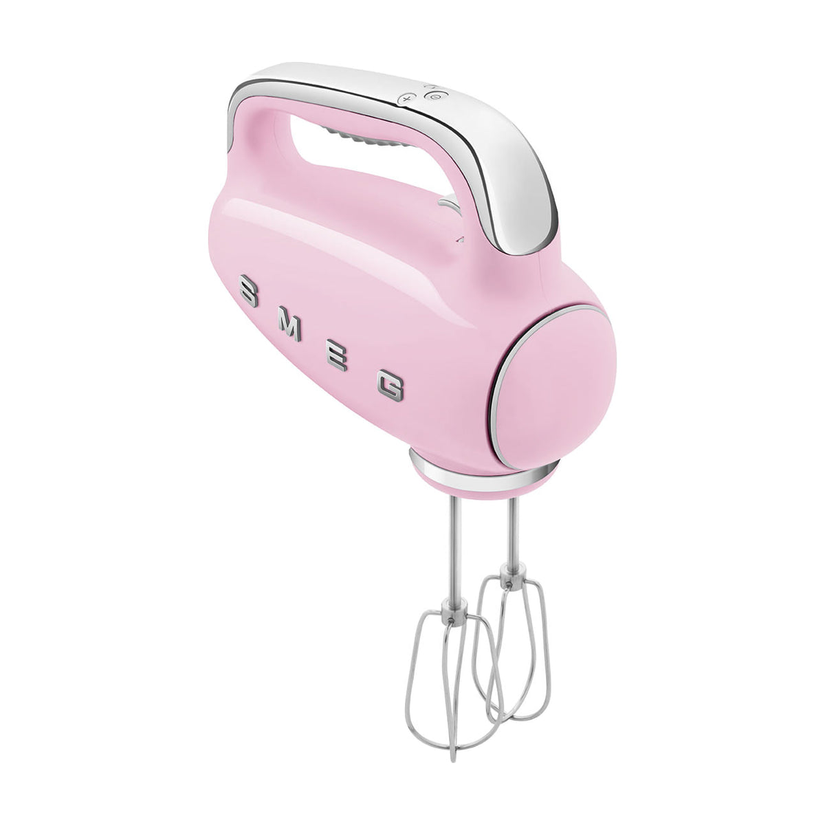Batidora de varillas Smeg HMF01PKEU rosa, 250 W y 9 velocidades