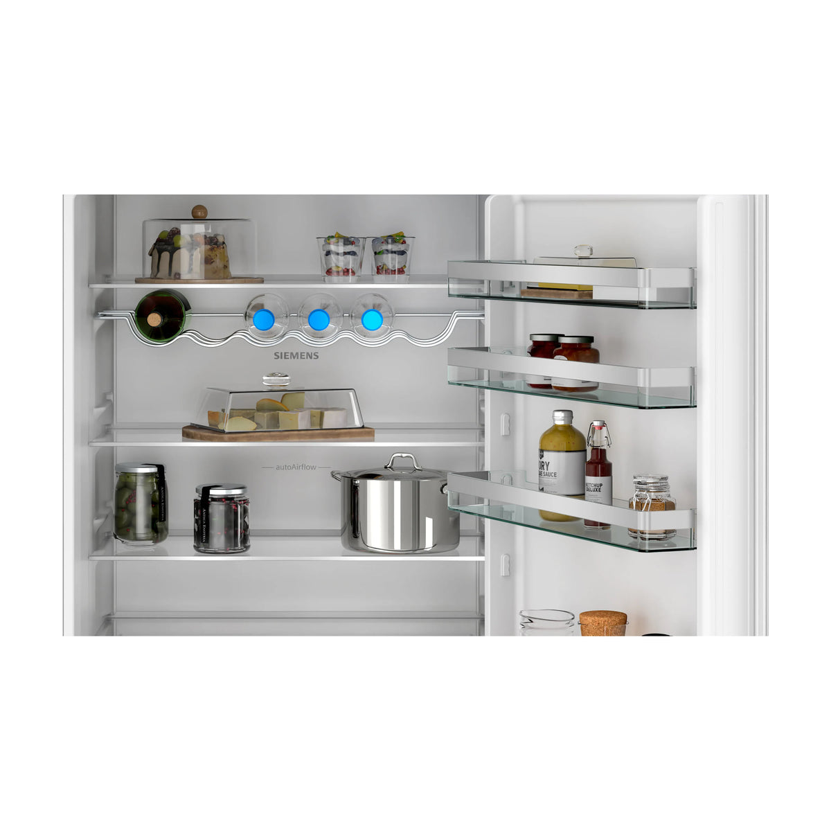 Frigorífico combi integrable Siemens KB96NVSE0, 383 l, No Frost