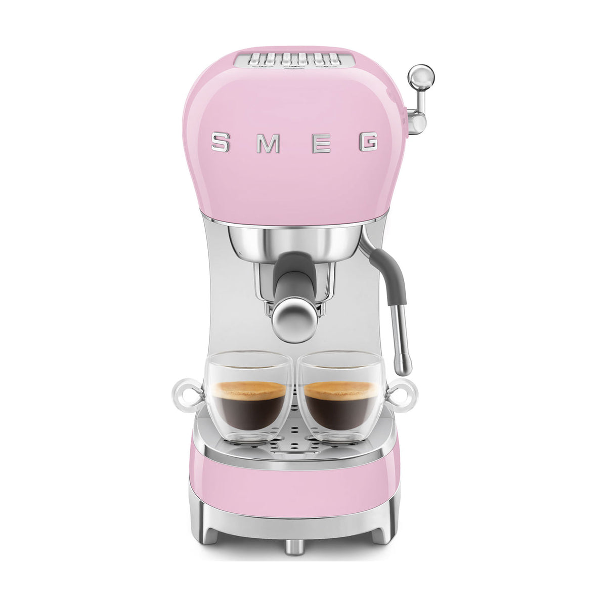 Cafetera espresso manual Smeg ECF02PKEU rosa, 15 bar