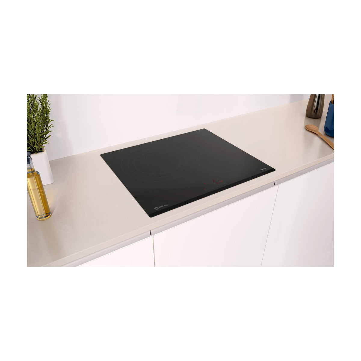 Placa de inducción Balay 3EB967FR, 60 cm, 3 zonas con zona de 32 cm