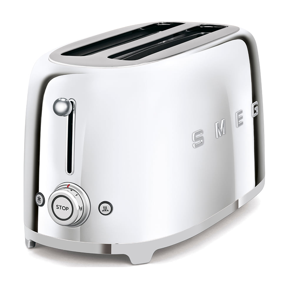 Tostadora Smeg TSF02SSEU de 4 rebanadas y 6 niveles de tostado