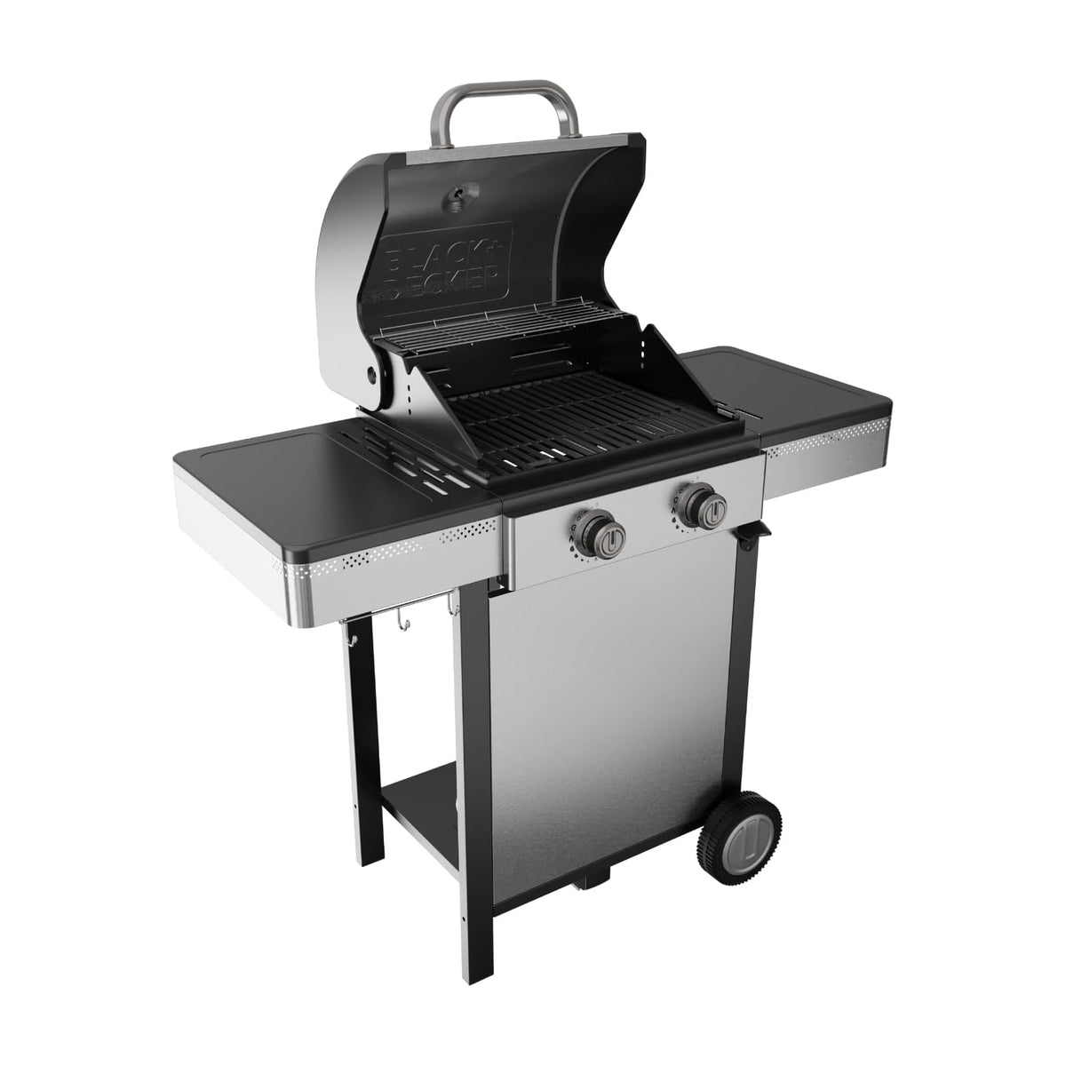 Barbacoa de gas Black+Decker BXOG7200E con 2 quemadores y 7,2 kW