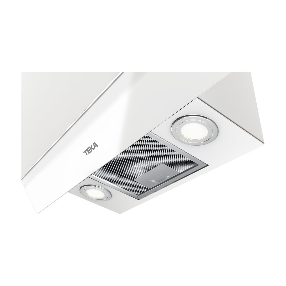 Campana decorativa vertical Teka DVT Pro 68660 TBS WH, 60 cm, cristal blanco