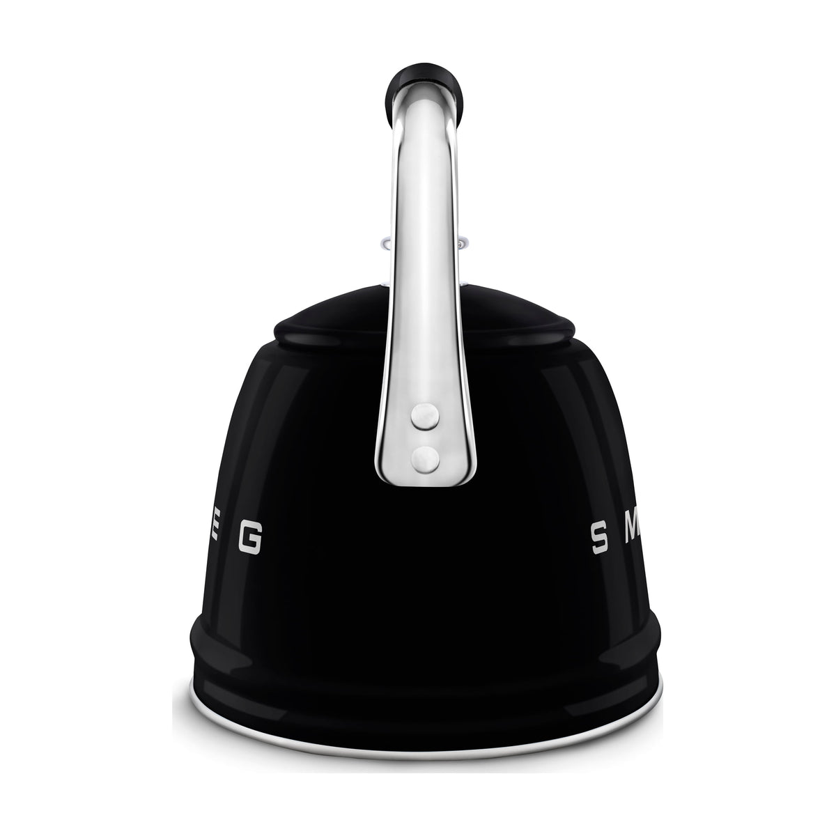 Hervidor silbante Smeg WKF01BL de 2,3 l, negro y apto para inducción
