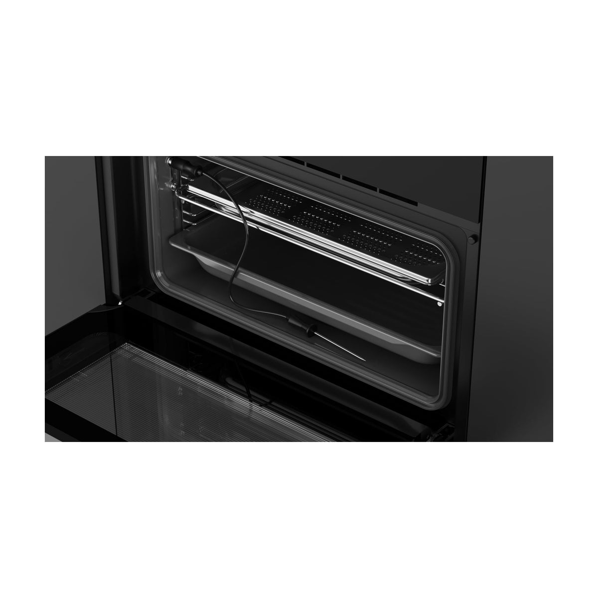 Horno de vapor compacto Teka HLC 8470 SC BK, 44 l, cristal negro