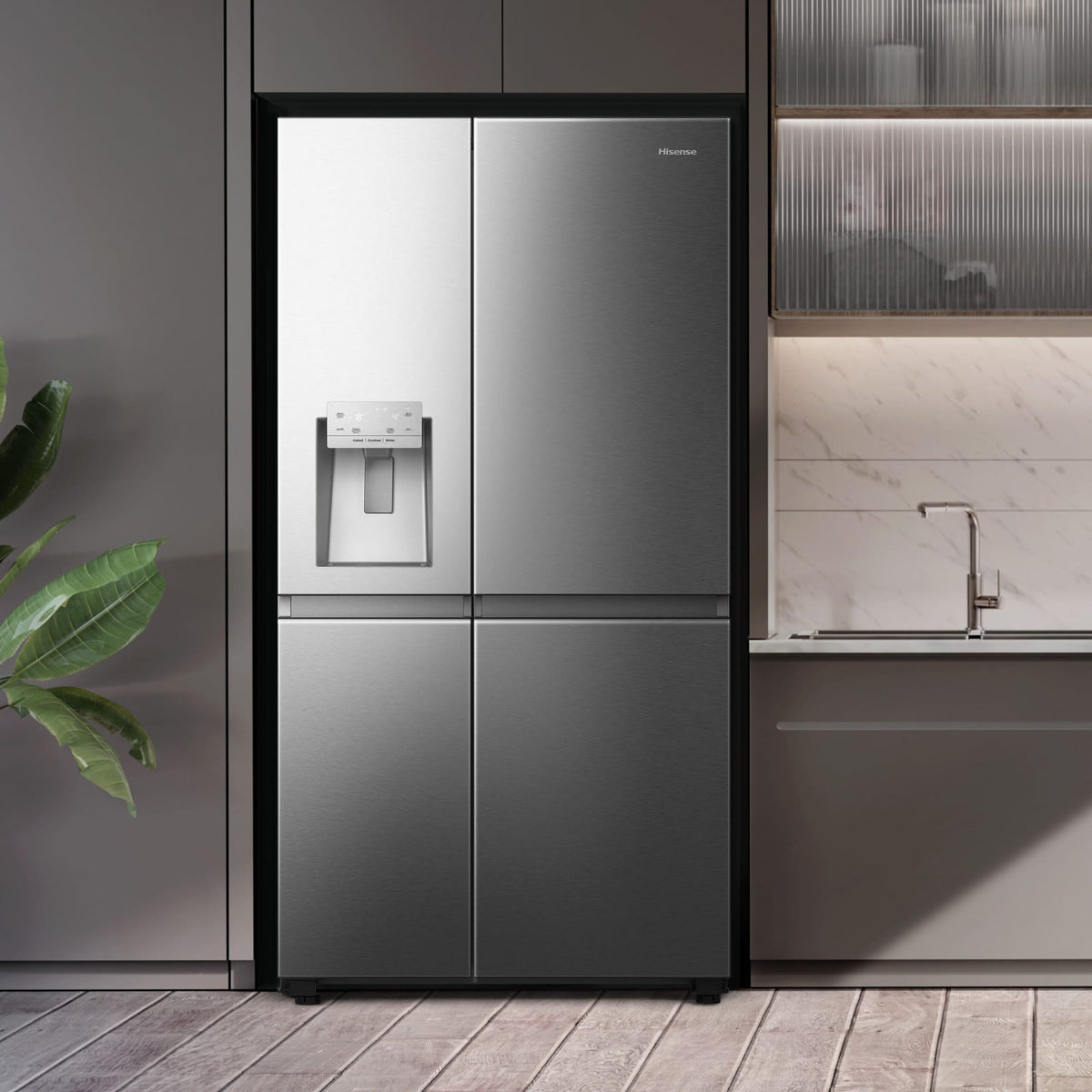 Frigorífico americano Hisense RS818N4TIE1, 632 l, Total No Frost