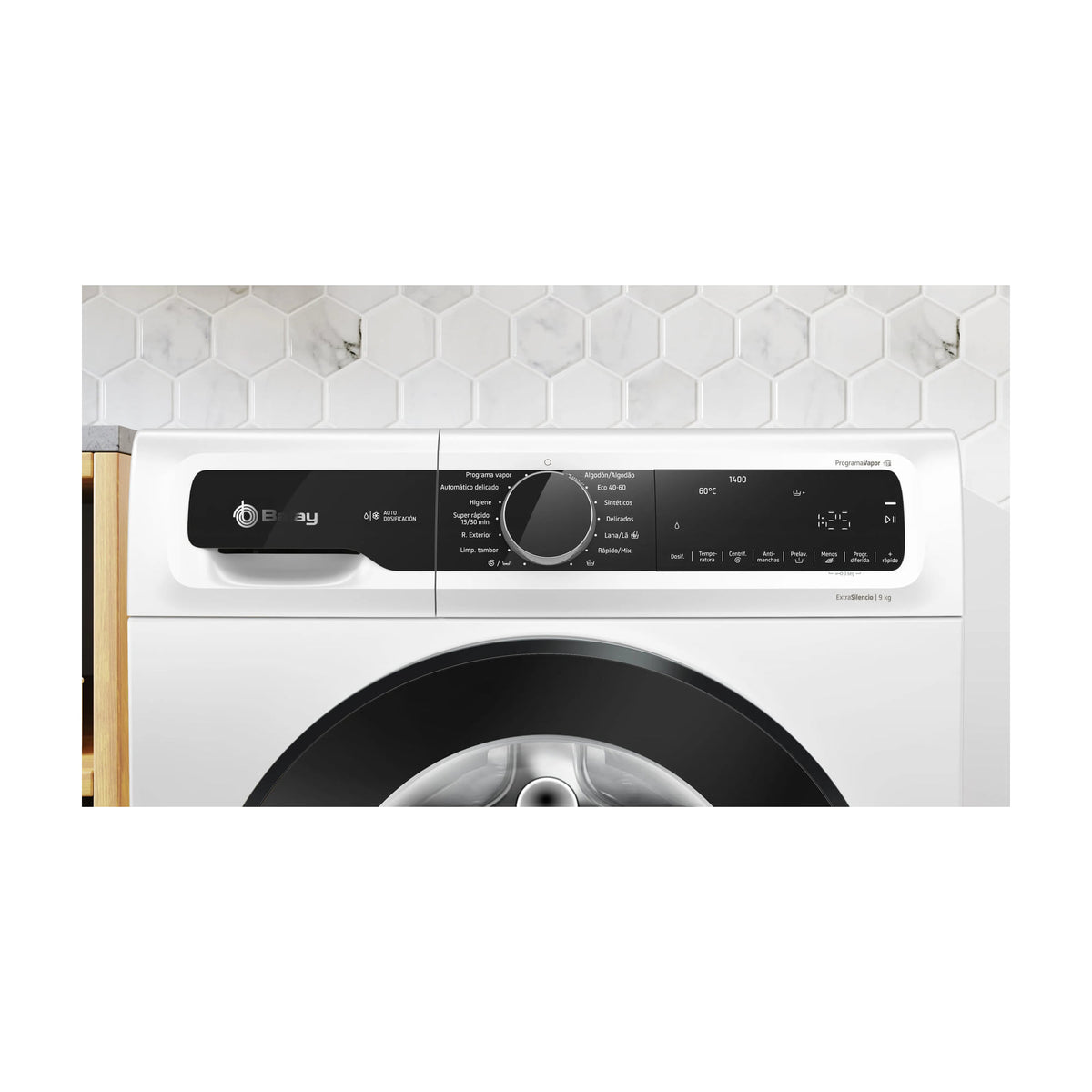 Lavadora Balay 3TS395BDS de 9 kg y 1400 rpm