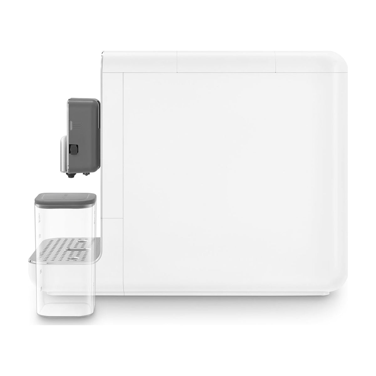 Cafetera superautomática Smeg BCC13WHMEU blanca, 19 bar y sistema de leche