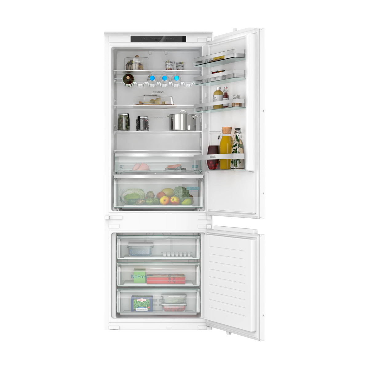 Frigorífico combi integrable Siemens KB96NVSE0, 383 l, No Frost