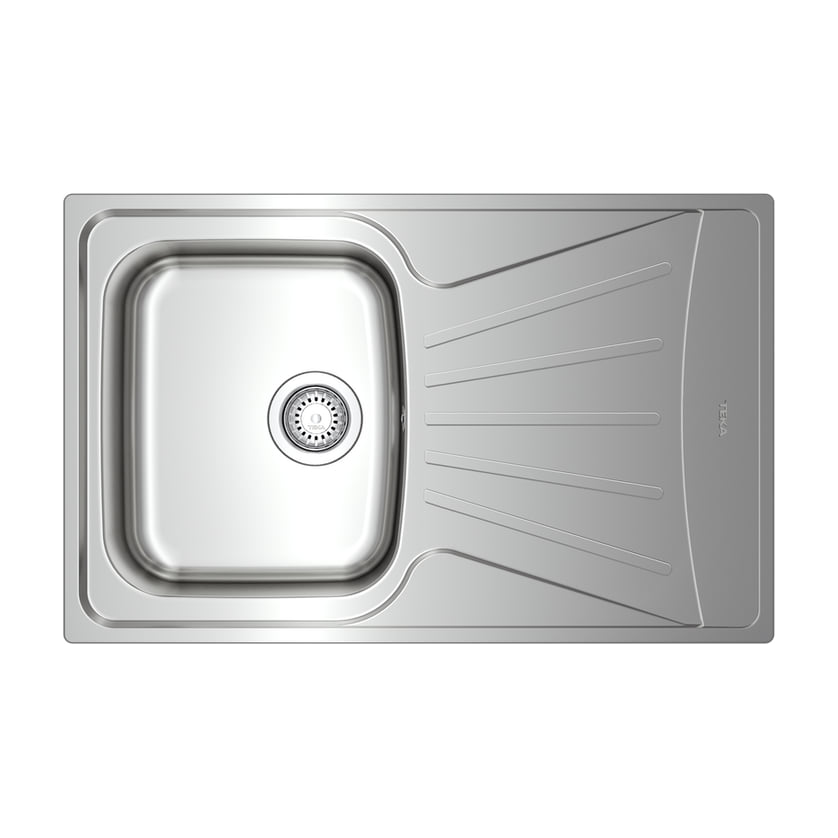 Fregadero Teka Starbright 45 E-XP 1C 1E de acero inoxidable con escurridor reversible