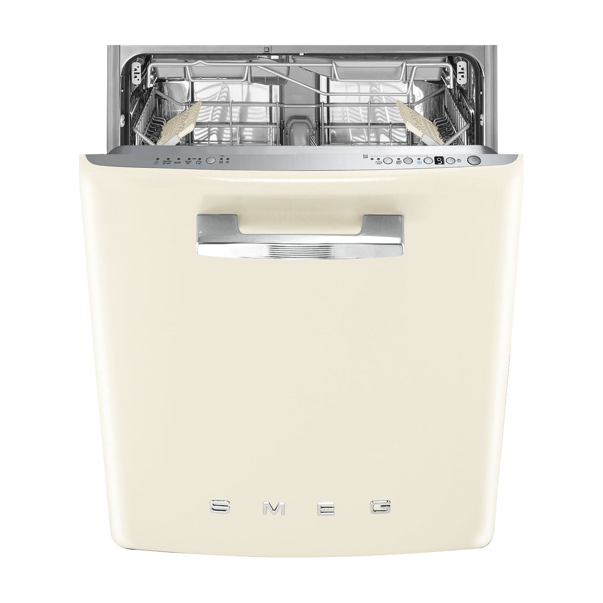 Lavavajillas integrable Smeg STFABCR3, 13 cubiertos, crema